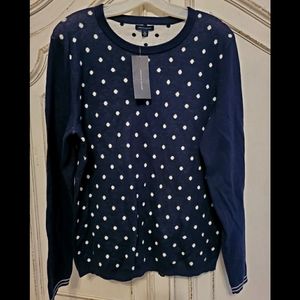 Tommy Hilfiger Polka-dot Sweater